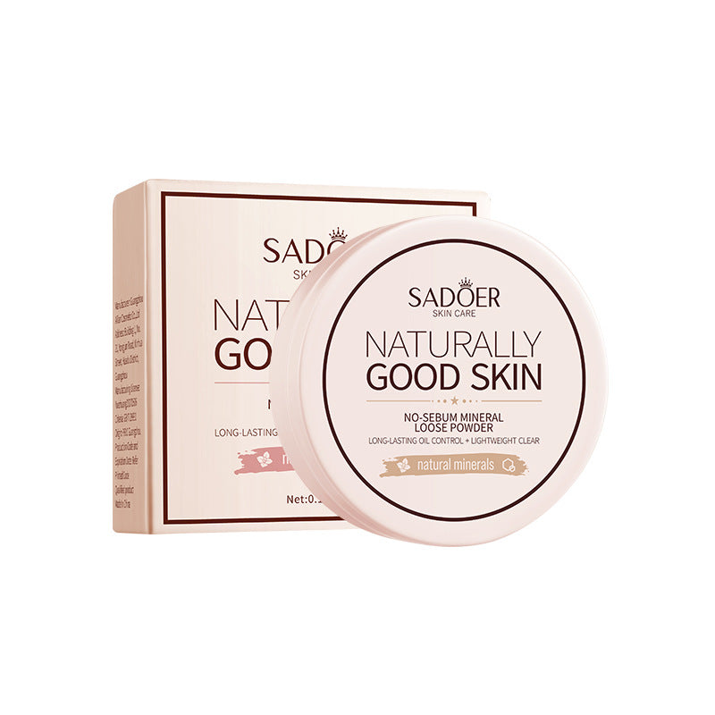 Makeup SADOER Mineral Loose Powder Refreshing Lightweight Setting Concealer Powder  Wholesale