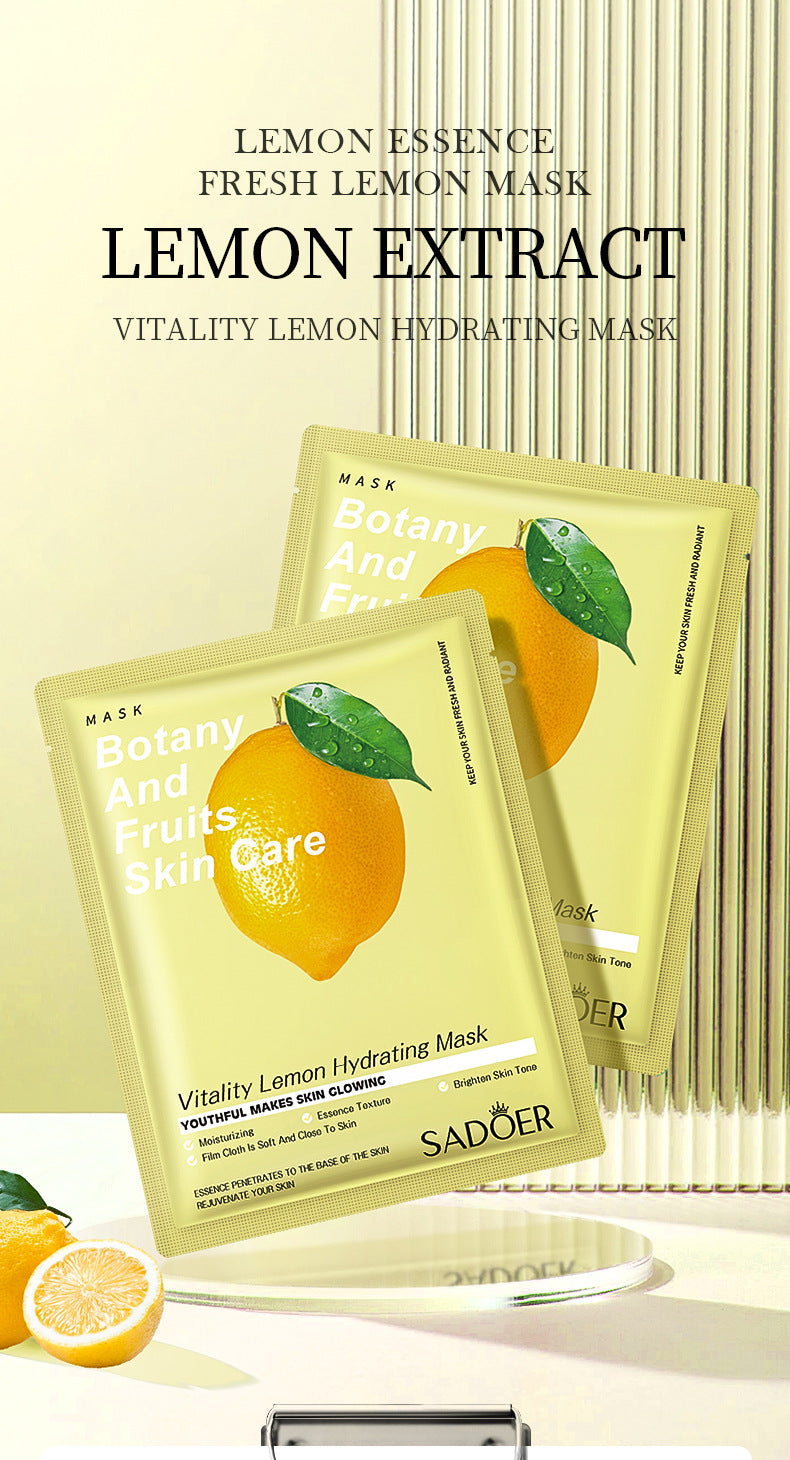 Fruit Mask SADOER Avocado Rose Hydrating Moisturizing Tablets Cross-border Foreign Trade Skincare Wholesale