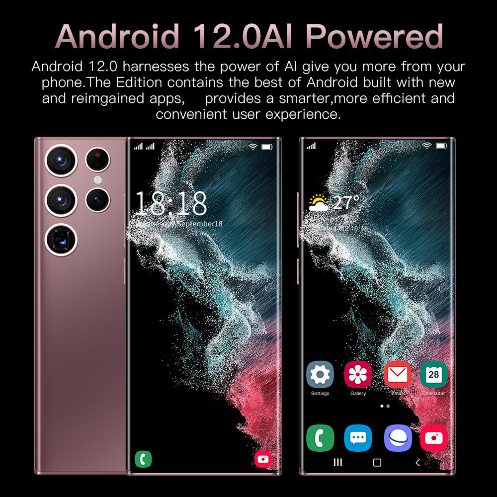 Popular S22Ultra 5G Smartphone7.2Large Screen Mobile Phone3+32Android Phone Wholesale
