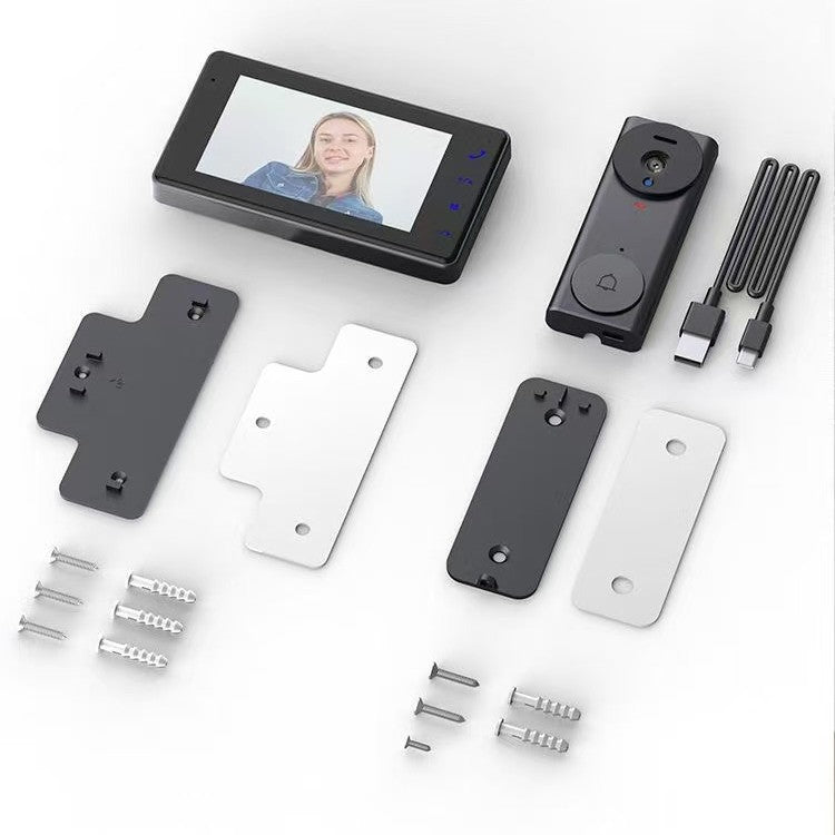 New Product M17A Smart Visual Intercom Doorbell Household2.4G Wireless Visual Doorbell