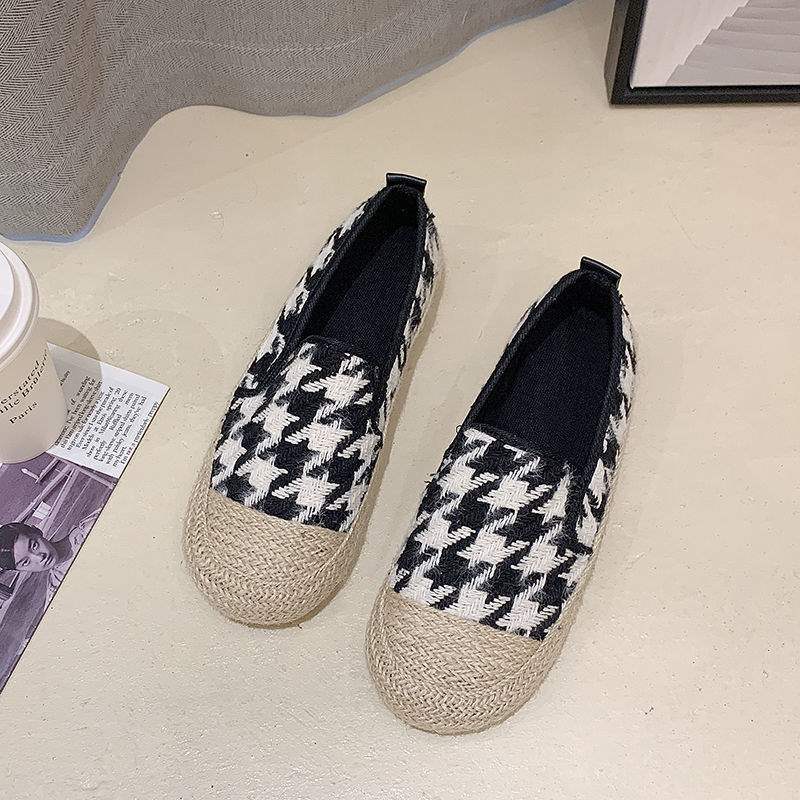 Women's Slip-On Fisherman Shoes Lazy Loafers2025Spring and Autumn New Style Flat Casual Loafers for Women