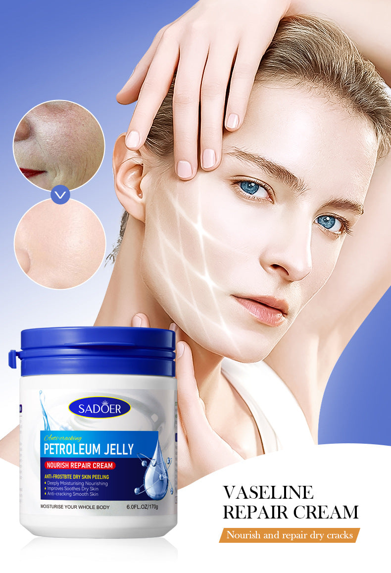 Repair cream170g SADOER Vaseline Vitamin C Hydrating and Moisturizing Face Cream Cross-Border Wholesale