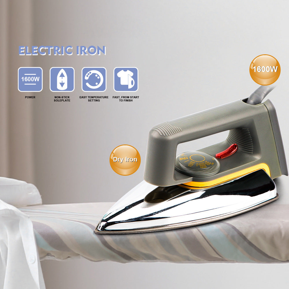 RAF Household Old Style Dry Ironing Electric Iron No Water No Steam Heat Press Heat Transfer Rhinestone Sticker Wood Veneer Electric Iron1108