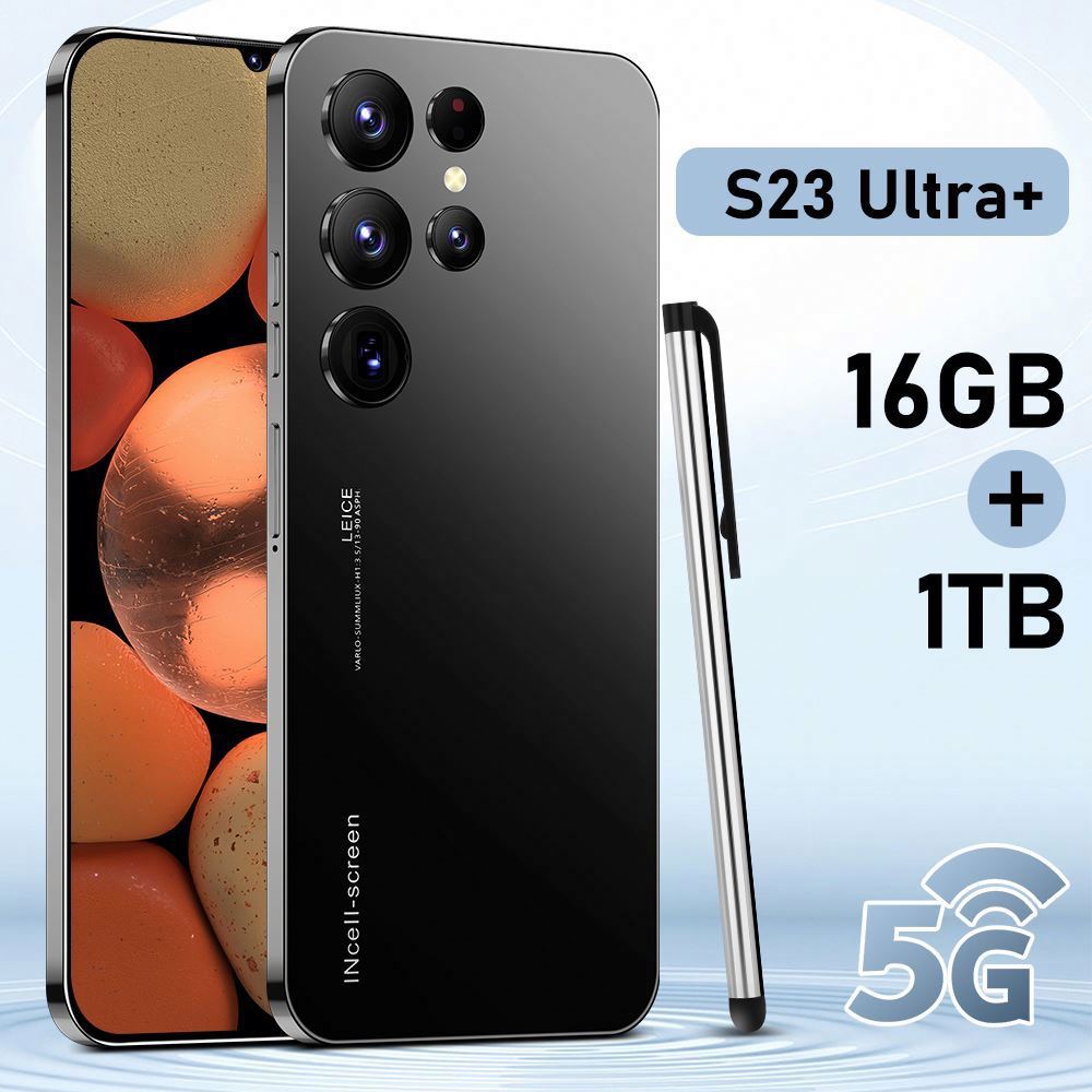 2024Popular S23 Ultra Mobile Phone16+1T All-in-One Machine7.3Factory for large screen smartphone