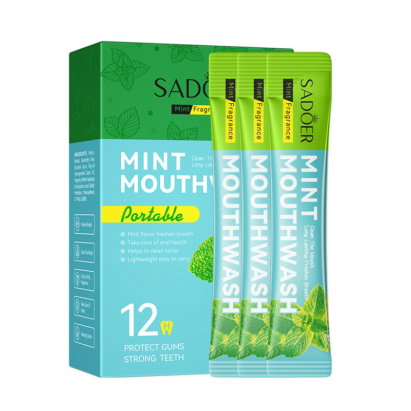 H  Mouthwash Box Set SADOER Disposable Portable Oral Cleaning  Wholesale