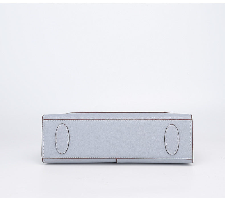 New Fashion Trendy Textured Kelly Bag for Women, Simple and Versatile European and American Style, Shoulder, Crossbody, and Handbag