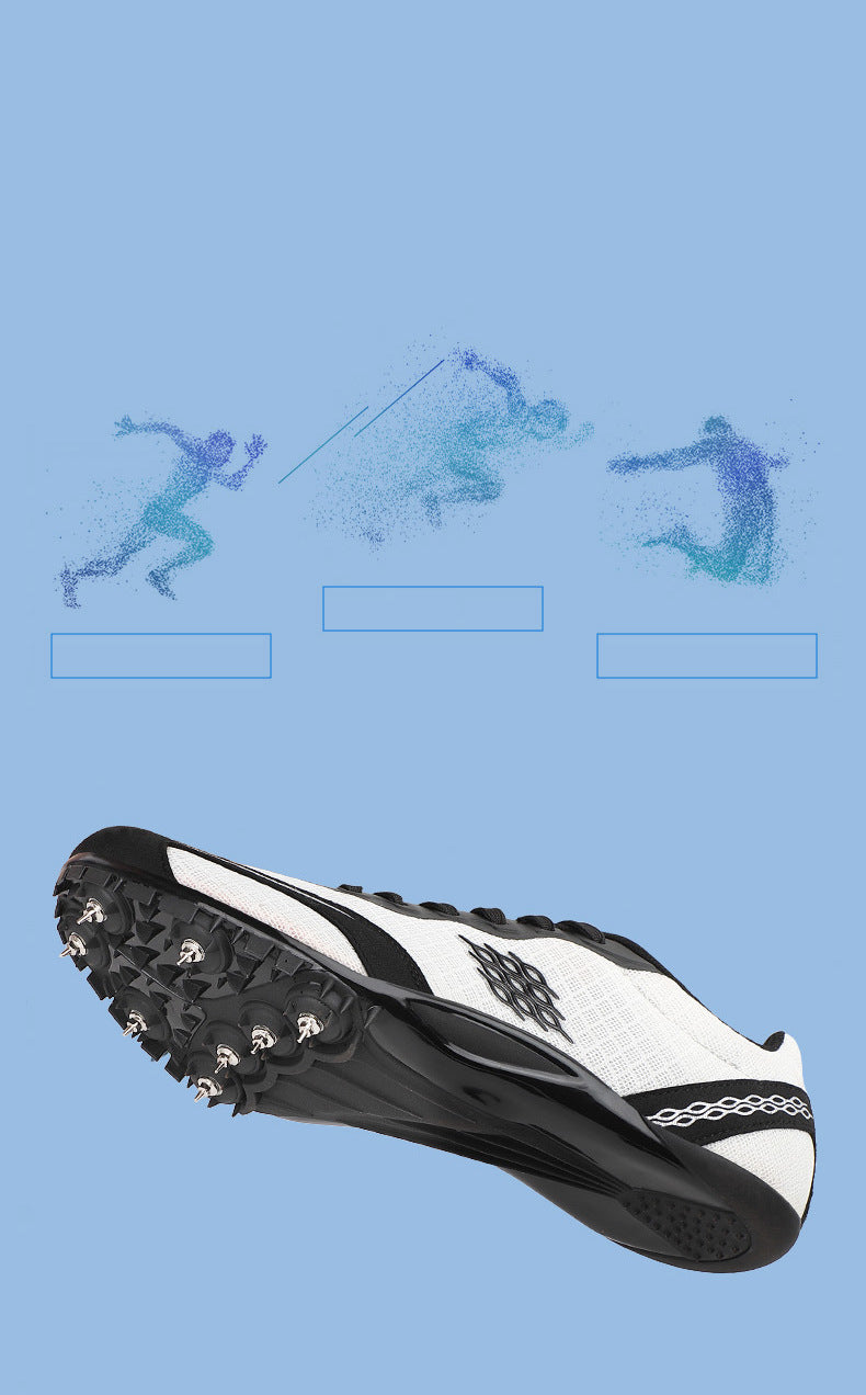 New Professional Track and Field Shoes for Men and Women, Students, Teenagers, Running, Standing Long Jump, Hurdles, High Jump, Spikes, Physical Education Shoes