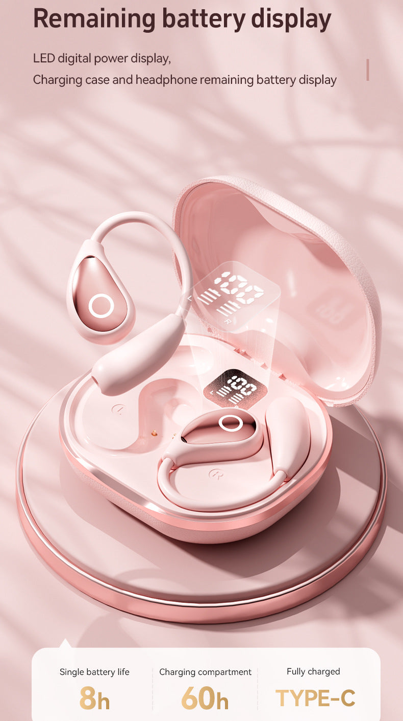 New M95Creative Electroplating OWS Bluetooth earphones non-in-ear over-ear high appearance value long battery life wireless earphones
