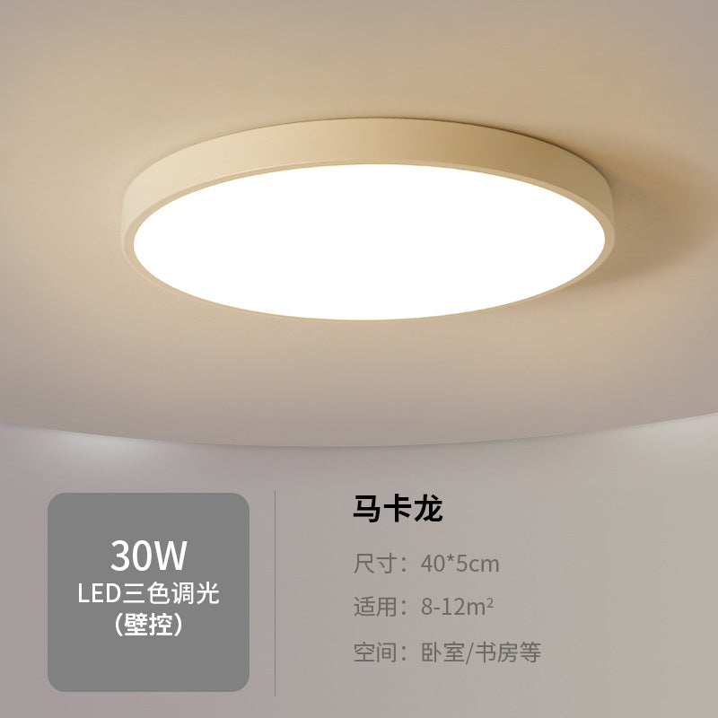 led Ceiling Light Round Bedroom Room Light Nordic Macaron Home Dining Room Study Hallway Balcony Lighting