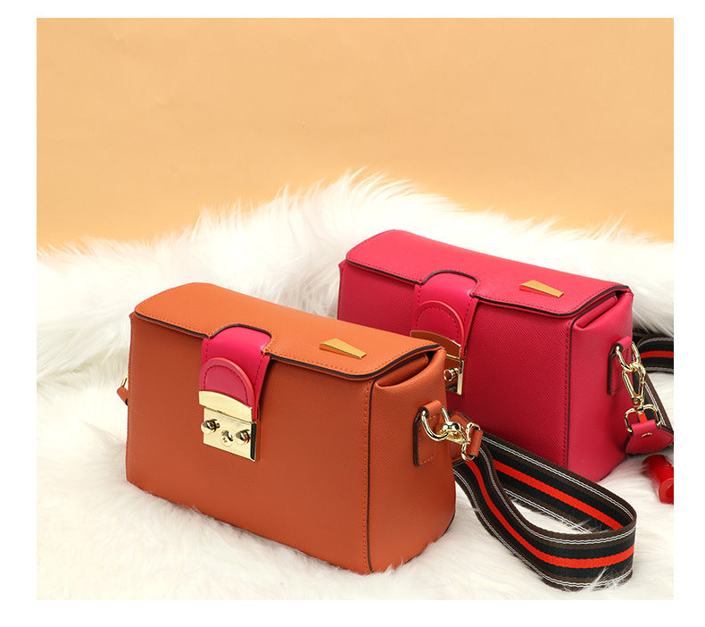 2024New Spring Festival Trendy Fashion Personality Small Square Bag Retro Simple Casual Crossbody Bag Mini Shoulder Bag