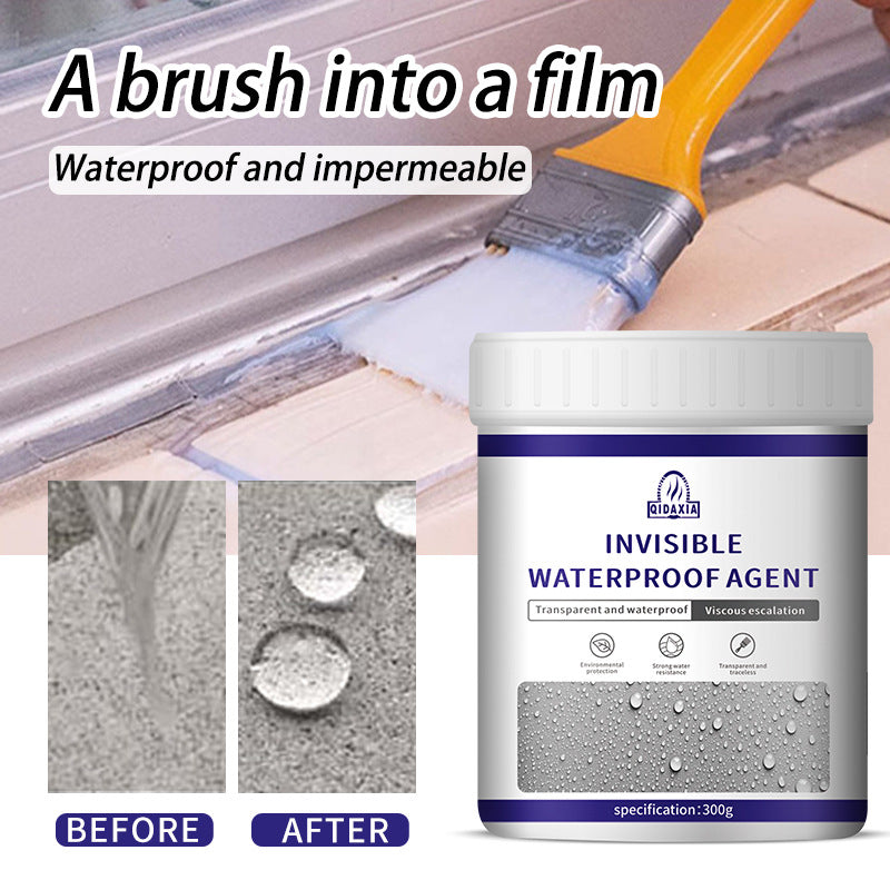 Nano Coating Roof Waterproof Glue Liquid Transparent Wall Water Infiltration Moisture Proof Toilet Transparent Waterproof Coating
