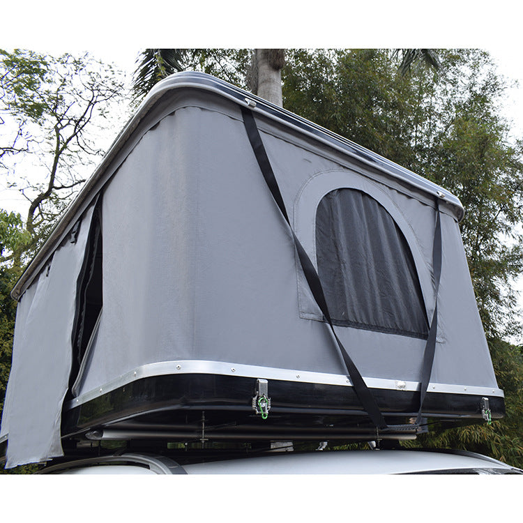 FRP Automatic Hard Shell Car Roof Top Tent SUV Waterproof Outdoor Camping Lightweight Quick Open for Self-Driving Tours