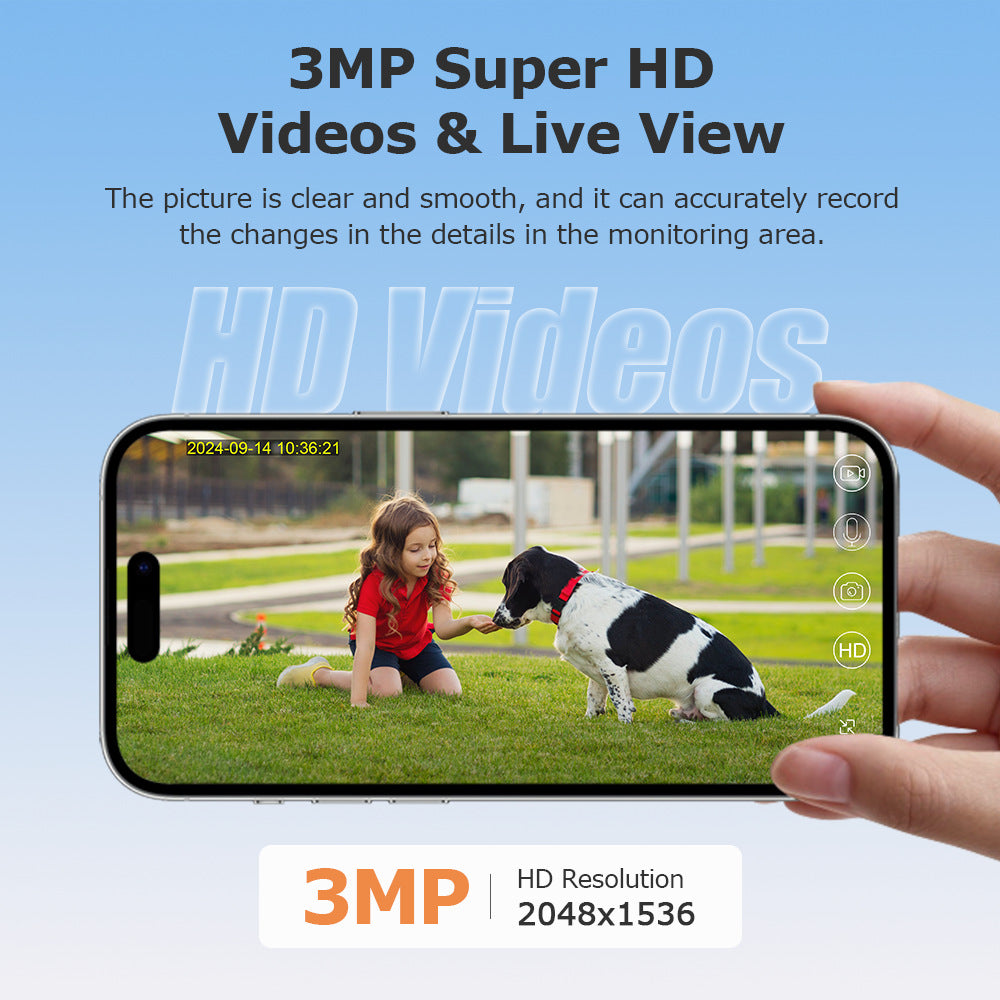 4G Solar Surveillance Camera Full Color Night Vision Network wif Low Power Gimbal Low Power Consumption Monitoring