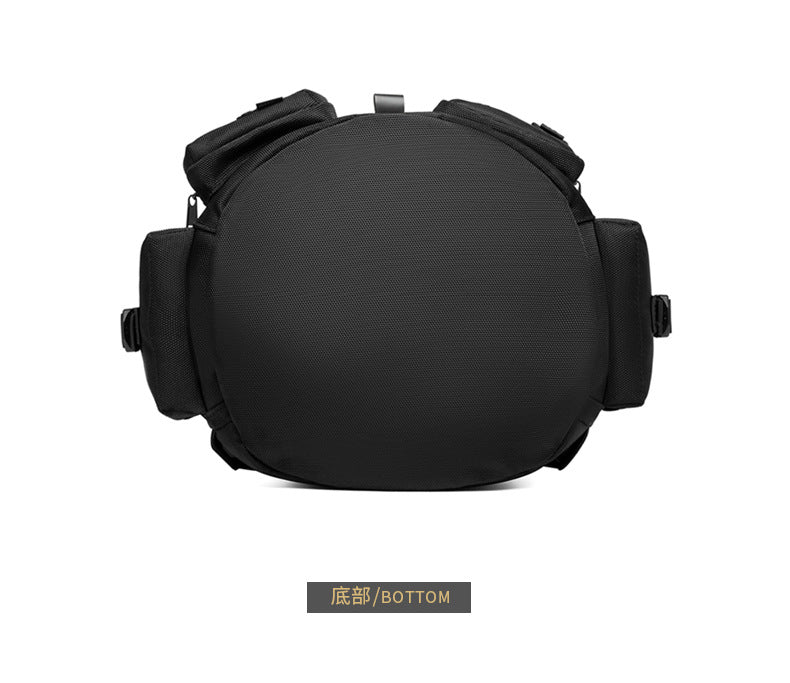 OZUKO Basketball Backpack Men's Large Capacity Waterproof Backpack Sports Bag Multifunctional Outdoor Trendy Brand Backpack