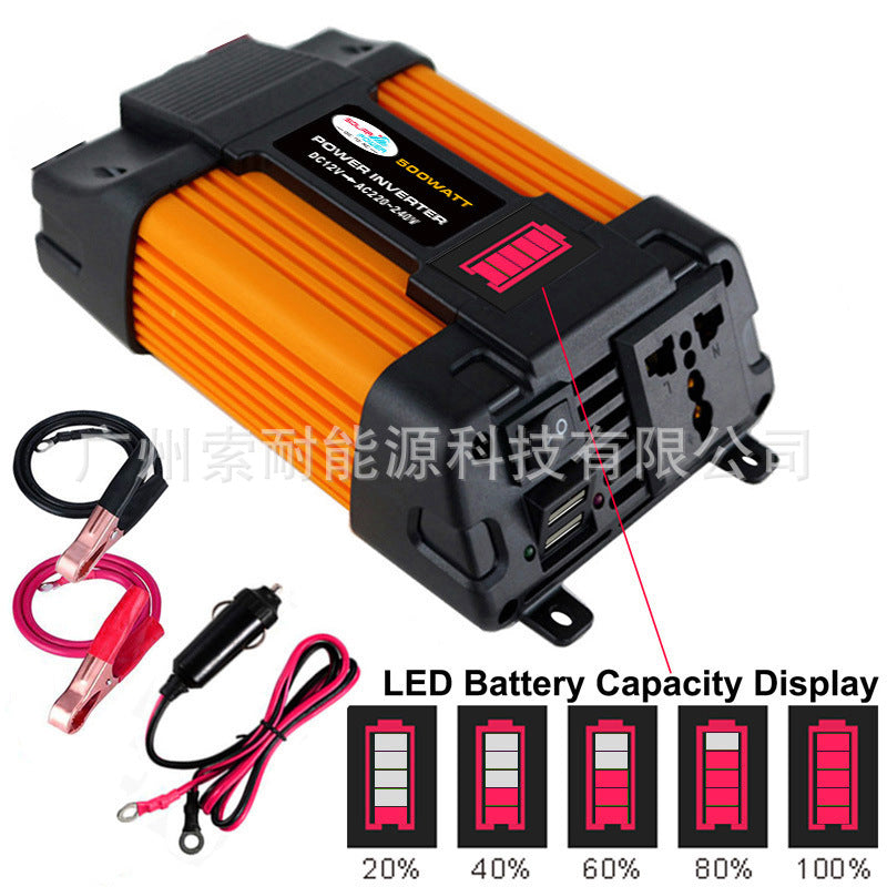 Vehicle Inverter12V 300W/500W Double USB Amazon eBay AliExpress inverter