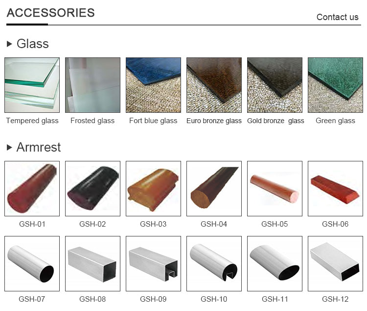China Factory Cheap Stainless Steel Glass Balcony Railing Design