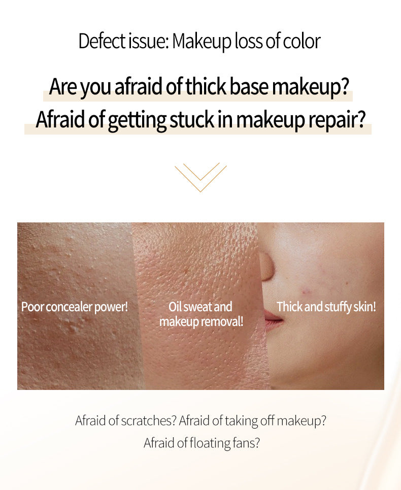 AliExpress Beauty Cushion BB Cream White People Yellow Black Skin Multi-color Concealer Cream Covering Spots Acne Marks Isolation Cream
