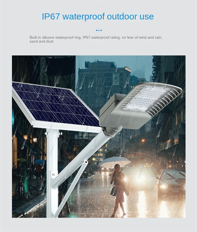 Solar Light Outdoor Garden Light Bright Waterproof Household Lighting New Rural 6m Street Light Engineering Model