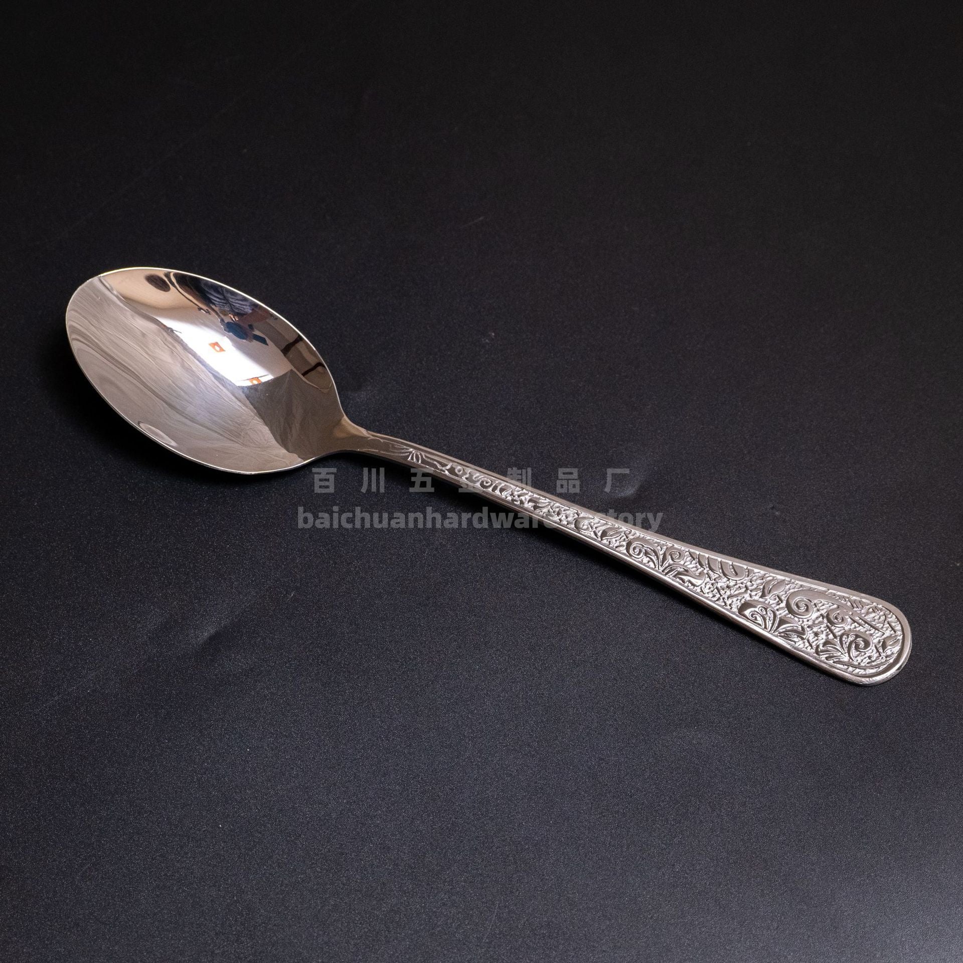 Phoenix Series Knife, Fork, and Spoon Stainless Steel Cutlery Set Five-Piece Retro Relief Pattern Western Steak Knife and Fork