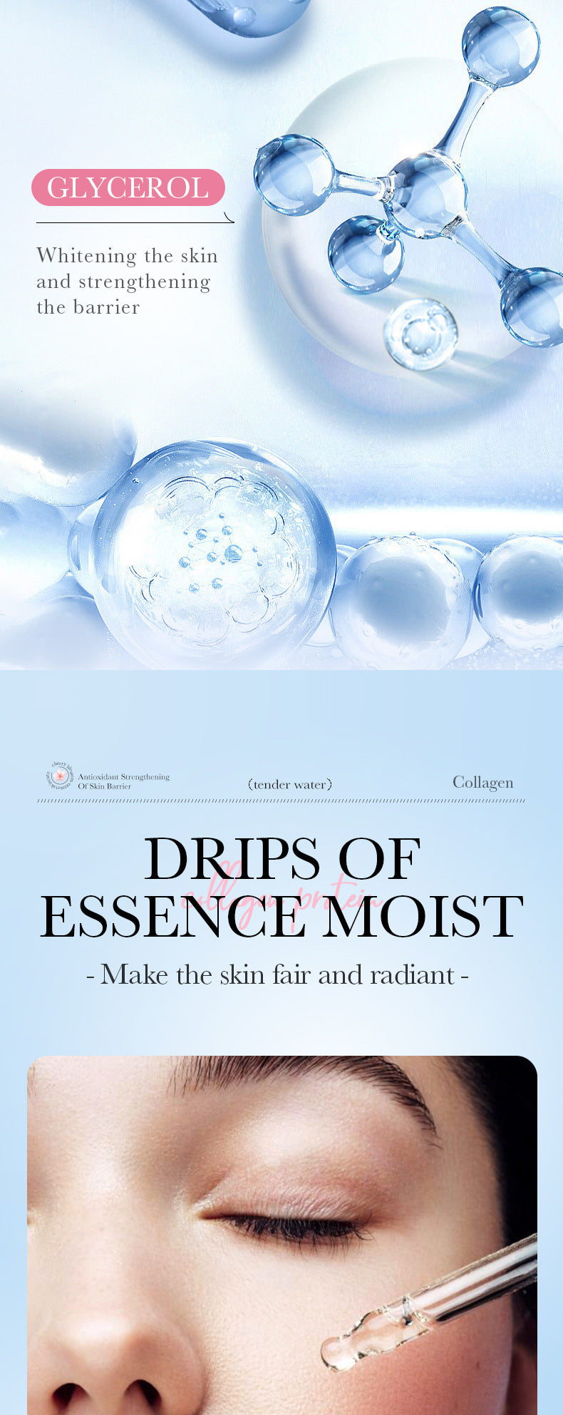 Sakura Essence100ml SADOER Collagen elastic moisturizing essence  wholesale