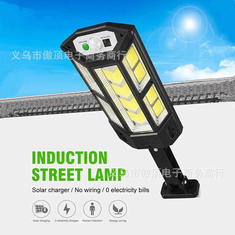 Step into the New Solar Light Outdoor Motion Sensor Light Waterproof Garden Light with Remote Control Garage Light LED Street Lamp