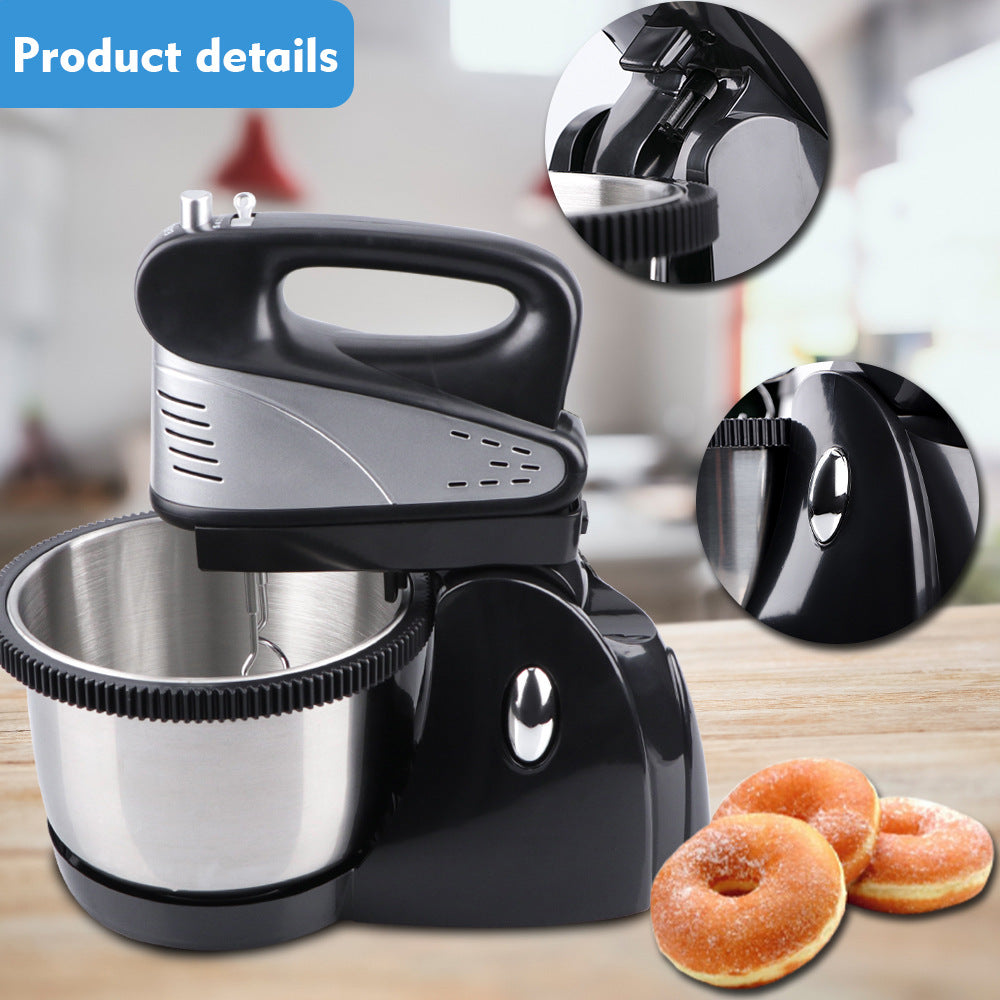 EU Standard High-Power Egg Beater Electric Household Desktop Fully Automatic Egg Mixer Milk Cap Stirrer Cream Whisk