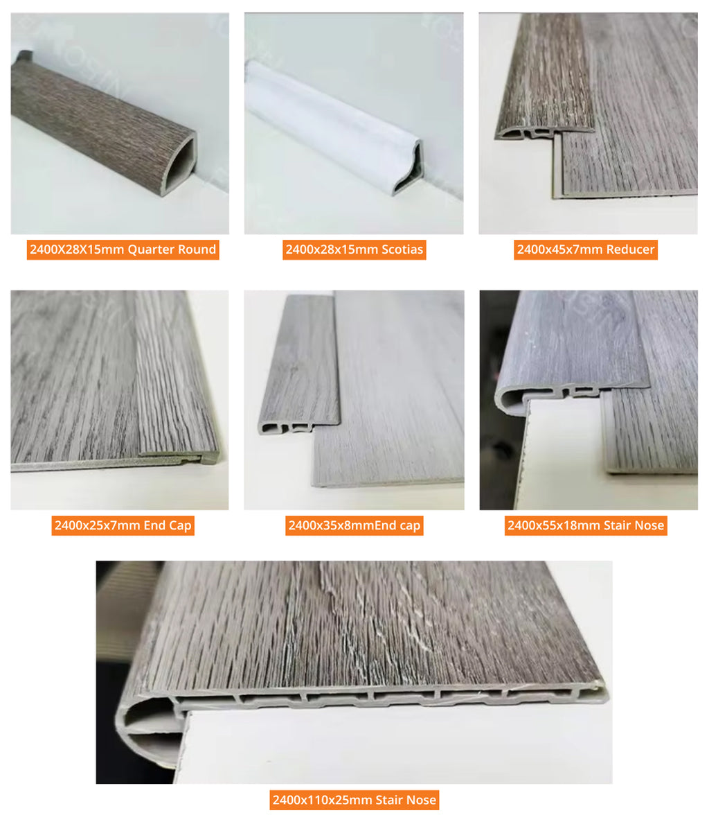 Spc Laminate Floor Skirting Board Accessories