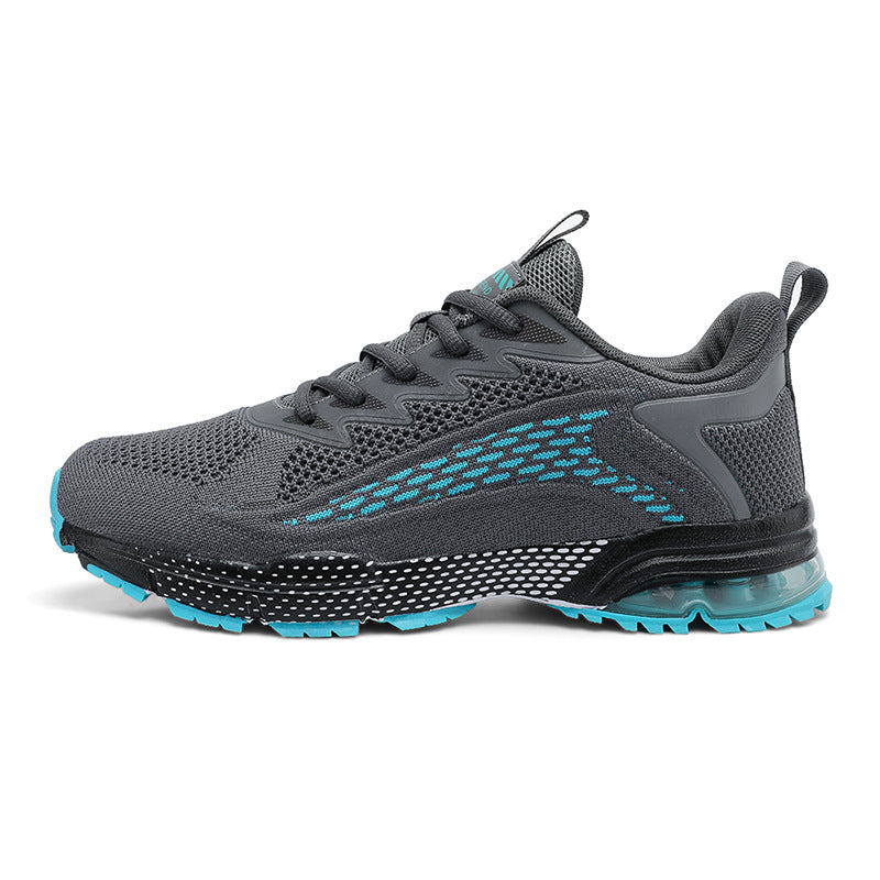 New Fashion Jelly Sole Men's Shoes Flyknit Breathable Casual Shoes Student Running Sports Shoes Export Men's Shoes