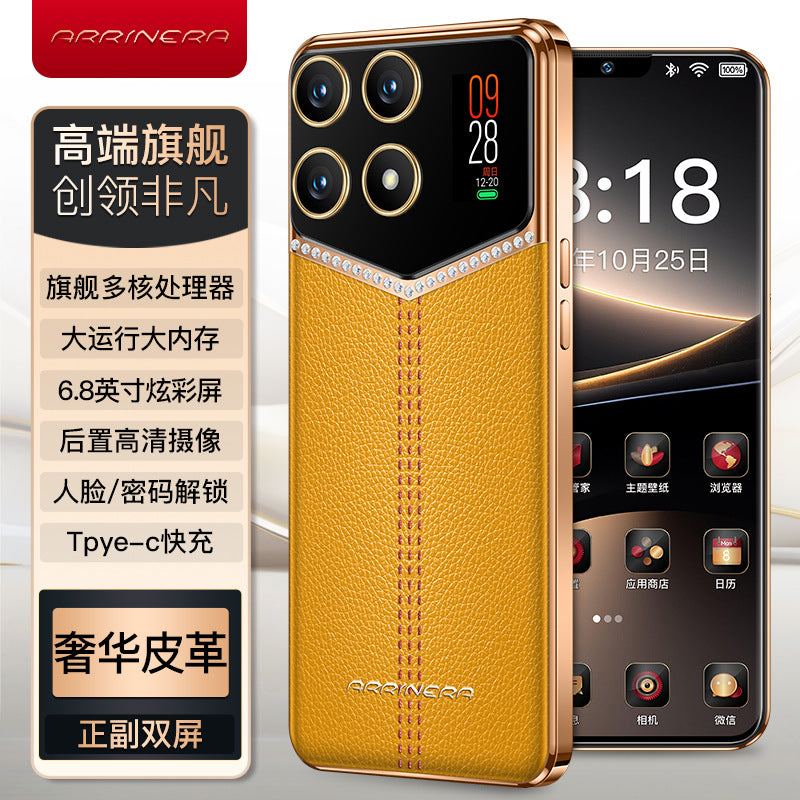 U25Smartphone6.8Inch Dual Screen Android Full Network Compatible5G Large Screen Dual Screen Flagship