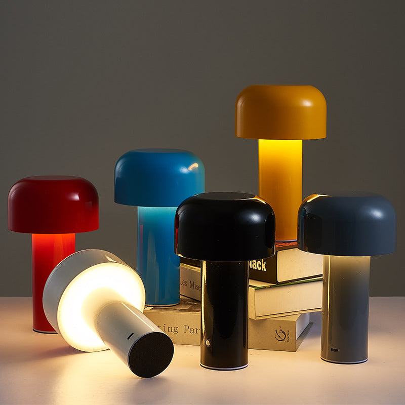 Creative Bellhop Mushroom Lamp led Bedroom bedside bar ambiance usb Rechargeable Decorative Night Light
