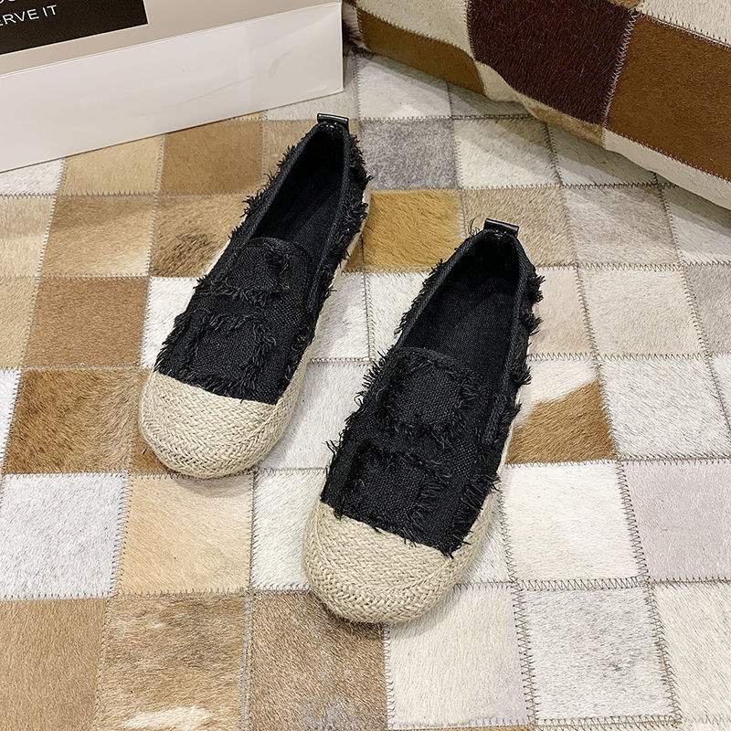 Women's Slip-On Fisherman Shoes2025Spring and Autumn New Style Flat Shallow Mouth Single Shoes Spring Fashion Versatile Non-Slip Maternity Shoes