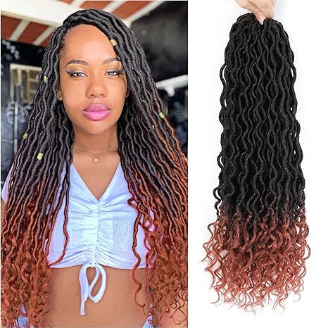 Cross-border European and American Synthetic Hair Wigs Curved Up and Down Crochet Hair Wigs Goddess Faux Locks Curly Handwoven