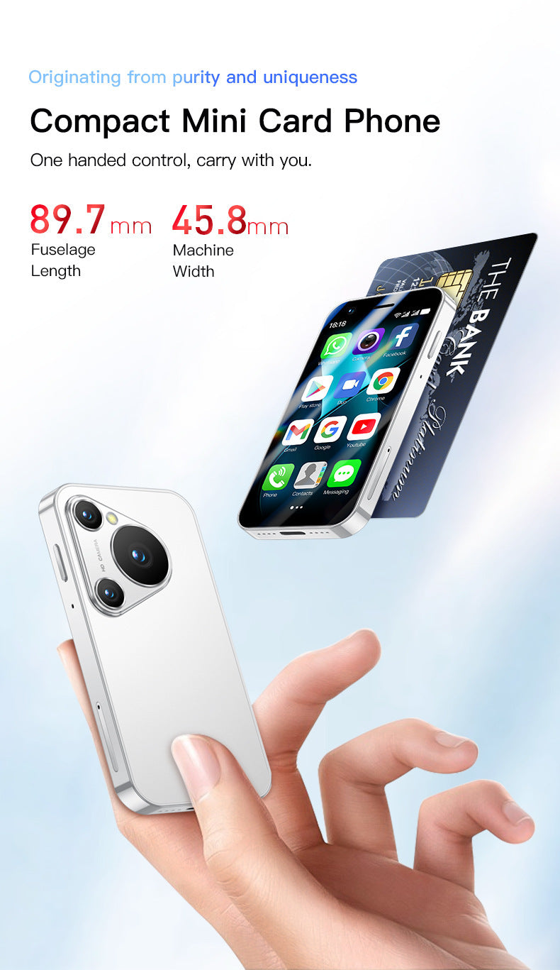 P70promax Mini Mobile Phone3.04-inch Quad-Core Android8.1Ultra-Small Pocket Traditional Chinese Google