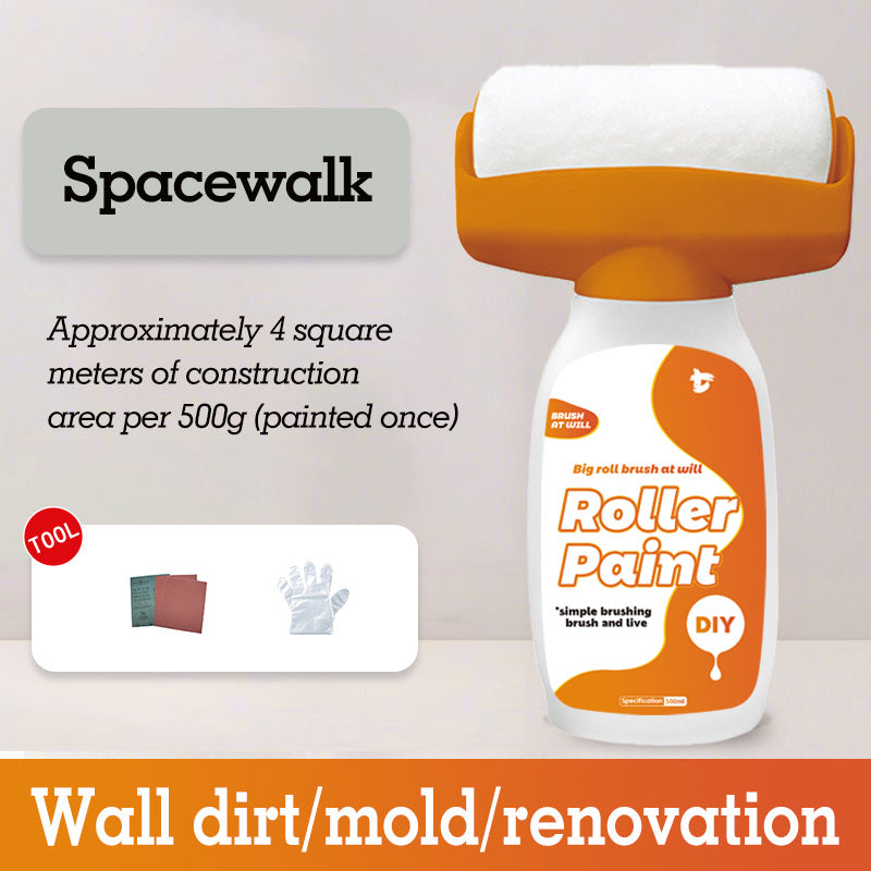 Wholesale Large Roller Paint for Indoor Wall Renovation and Repair, Water-Based Odorless Latex Paint, White Self-Painting Paint