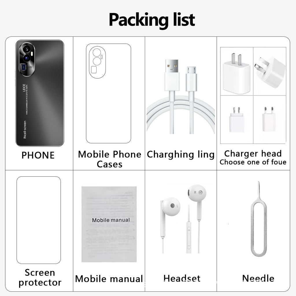 New Hot-Selling Item Reno10 Pro Android Intelligence5G Mobile Phone16+1TB Source Factory Direct Sales