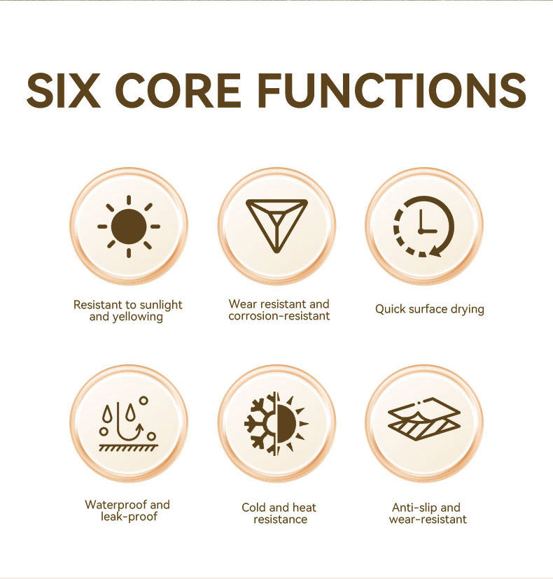 Baolisi Polyurea Transparent Waterproof Adhesive for Roofs, Facades, Tiles, and Bathrooms, Special Leak-Proof Coating