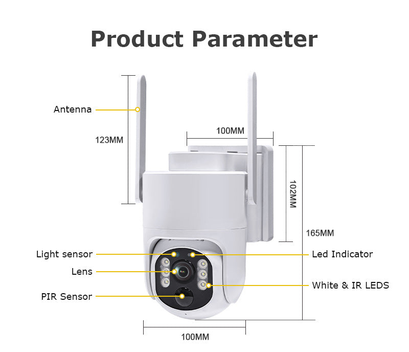 4G Solar Camera Private Model Outdoor300Ultra HD Full Color Low Power Consumption Direct from Manufacturer