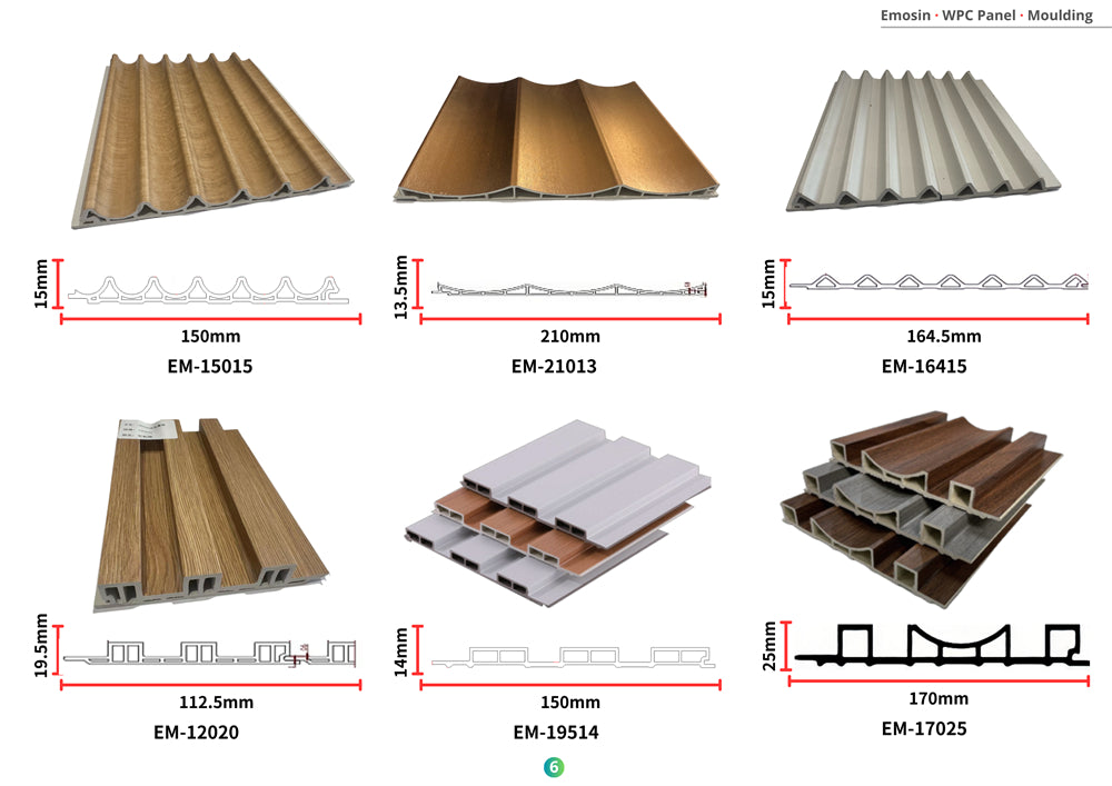 Wholesale Price Waterproof Interior Decorative Pvc Foshan Wpc Ceiling Cladding