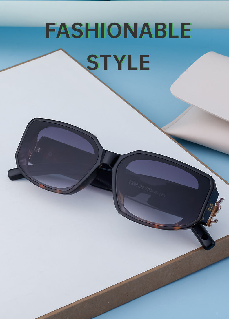 European and American fashion narrow frame sunglasses for women INS Street style square sunglasses for women wholesale sunglasses