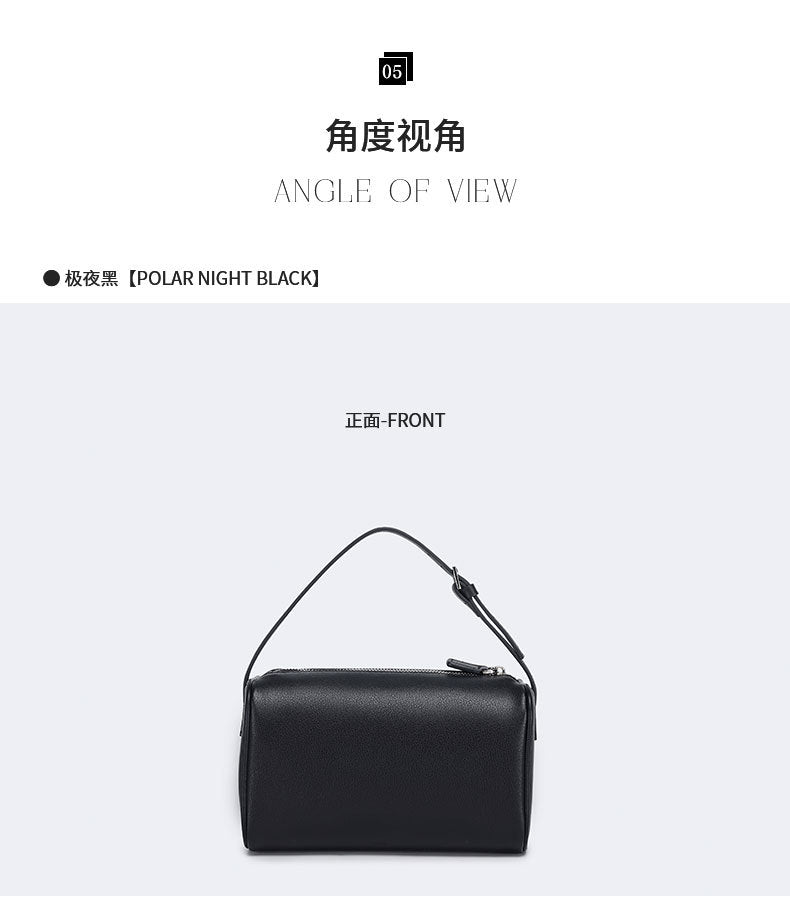 Pencil Case Bag Simple Women's Handbag Niche Versatile Shoulder Bag Light Luxury Fashion Design Crossbody Bag Women's Commuting