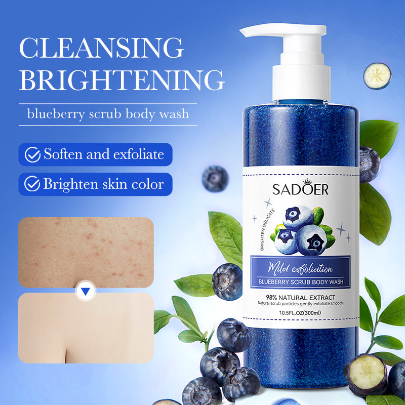 Fruit Body Wash300mlSADOER Kiwi Body Scrub Shower Gel  Wholesale