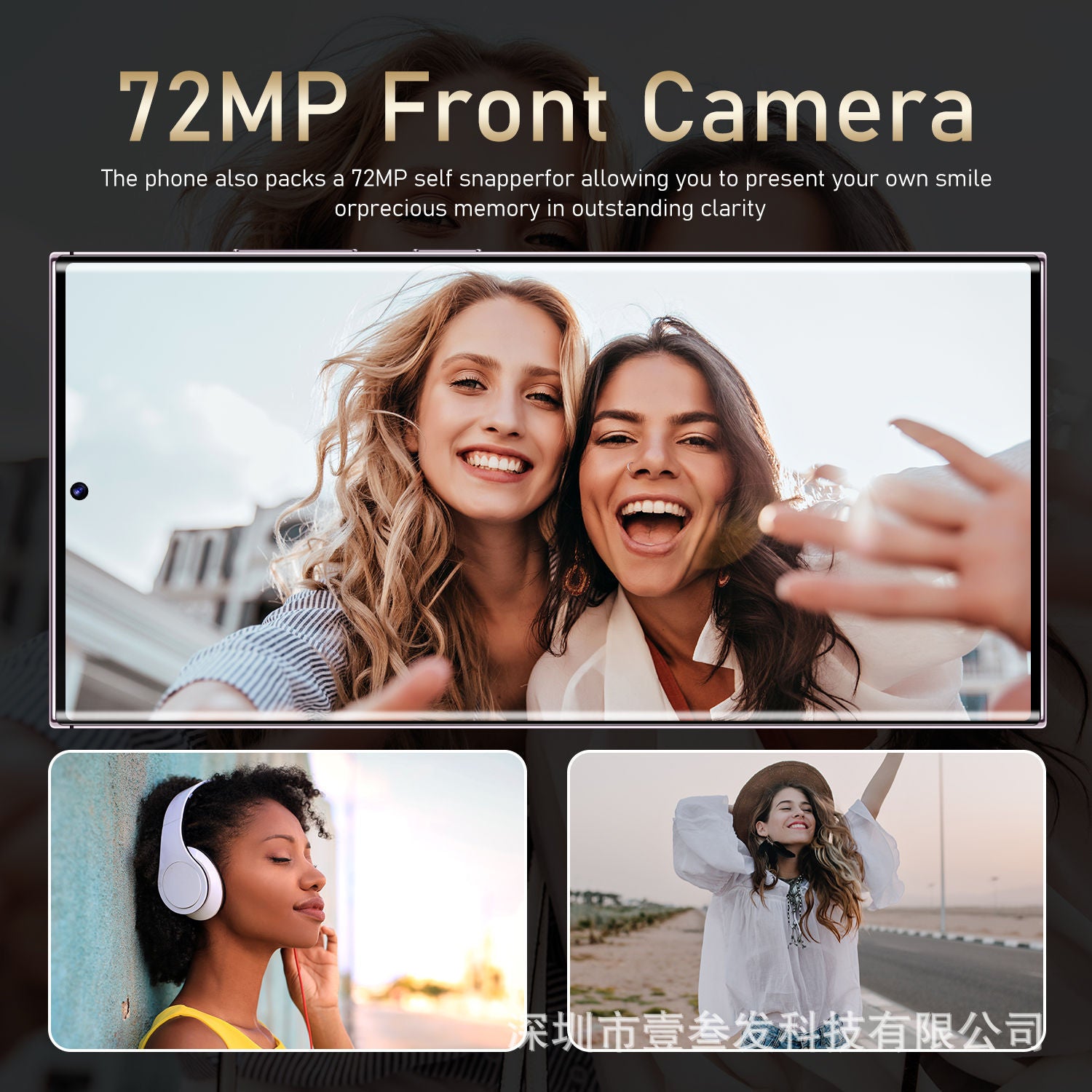 Global S24 Ultra Mobile Phone2+16 High-end7.3Inch Large Screen1300Pixel Android8 Hd