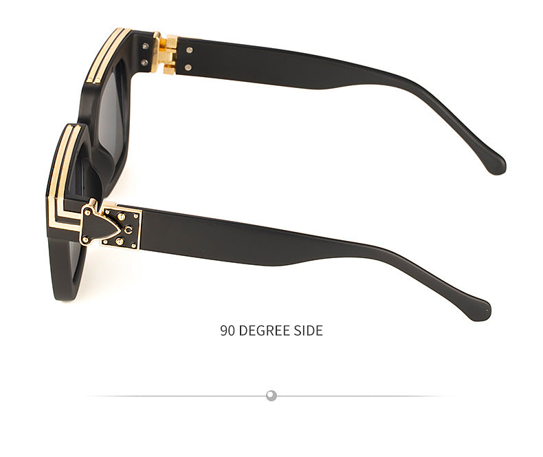 86229Small Frame Sunglasses for Women, European and American Style, Small Size, 0k Rich Man Same Style Sunglasses for Men, Trendy sunglasses