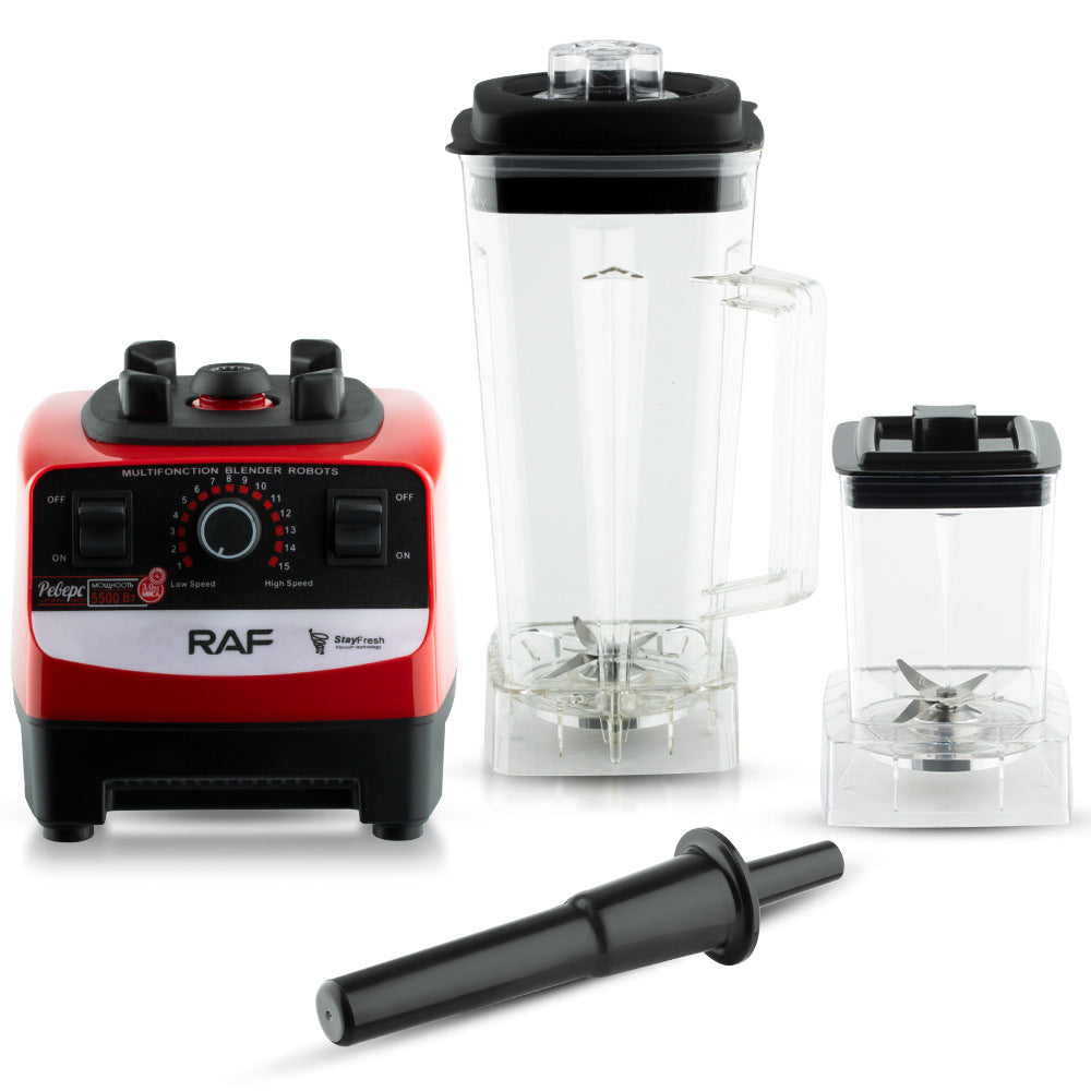RAF European Standard Multifunctional Electric Juicer Stainless Steel Blender Household Fruit and Vegetable Juicer Soy Milk Maker Bean Grinder