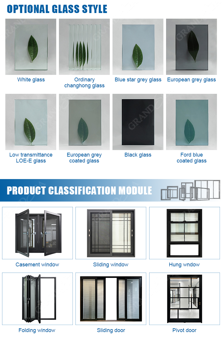 Aluminium Fixed Window With Adjustable Blades Glass Louver Windows for Bathroom