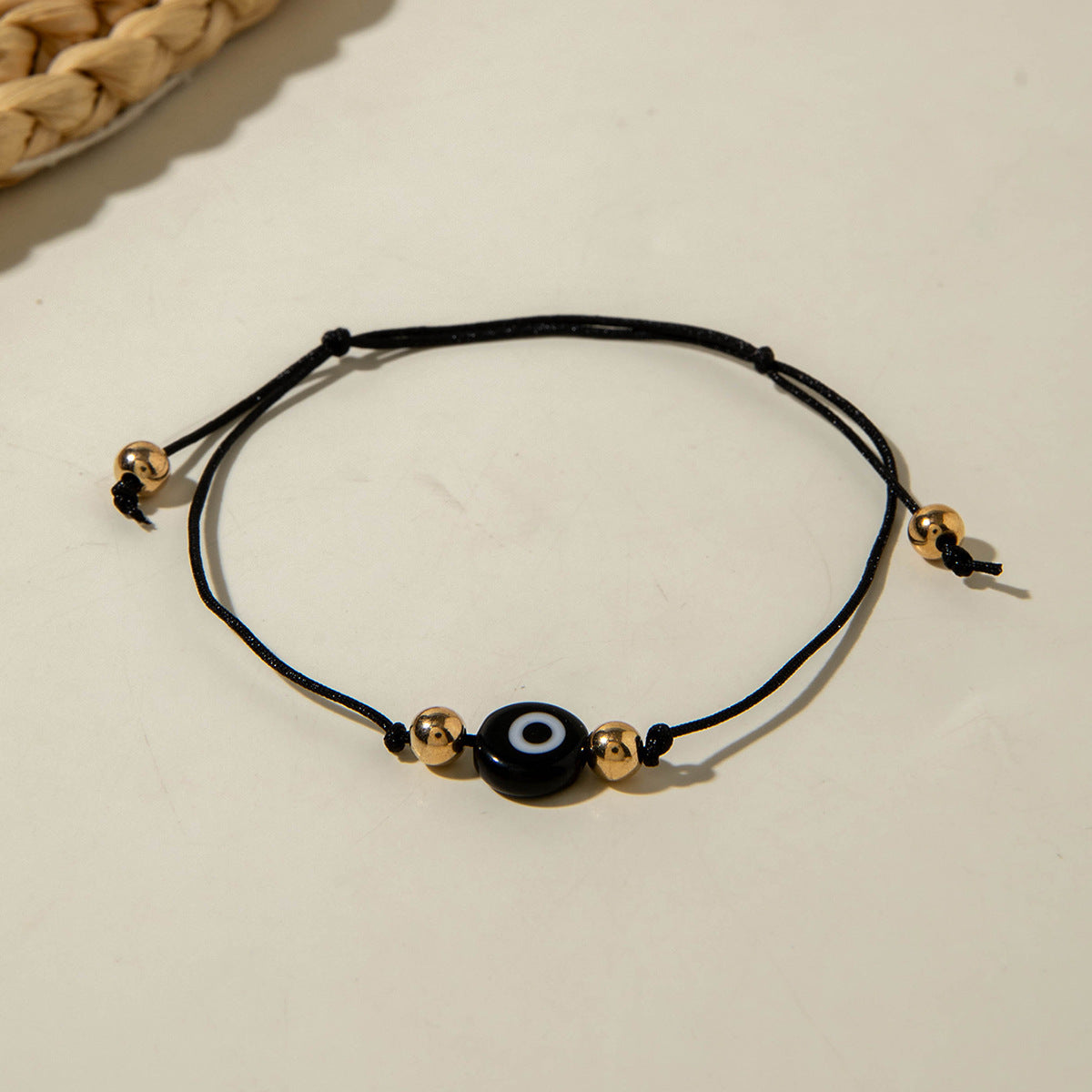 European and American Style Bracelet Colorful Devil's Eye Beaded Bracelet Simple Glass Eye Bracelet Wholesale