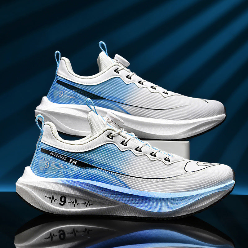 Red Rabbit9pro Racing Carbon Plate Running Shoes Breathable Mesh Sports Training Shock Absorption for Older Children and Adults Non-Slip Athletic Shoes