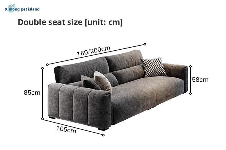 2025New Modern Simple Chenille Fabric Sofa Three-Seater for Small and Large Apartments Creative Velvet Sofa