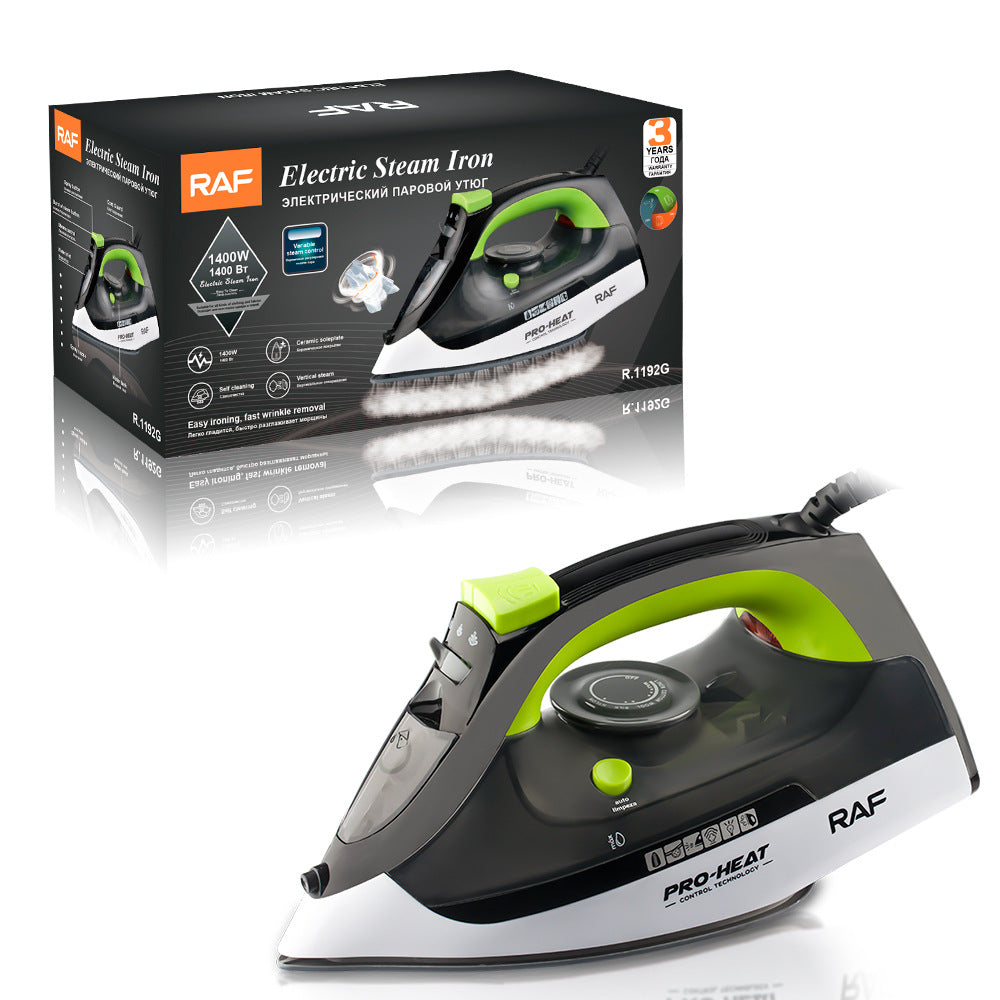 RAF European Standard New Handheld Iron Multi-Functional Adjustable Spray Steam Electric Iron