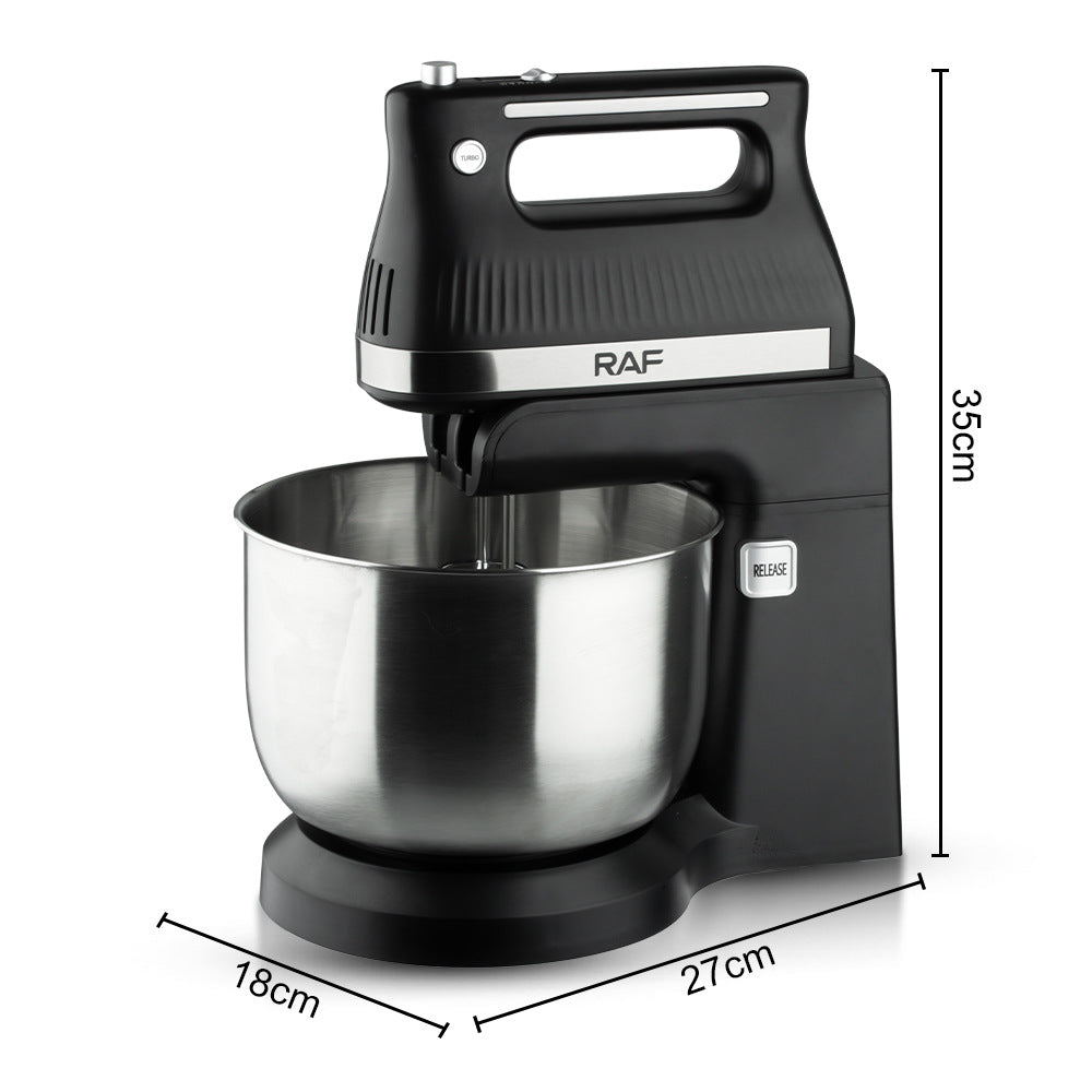 RAF European Standard Multifunctional Egg Beater Mechanical Multi-speed Adjustable Electric Mixer Cream Egg Noodle Mixer